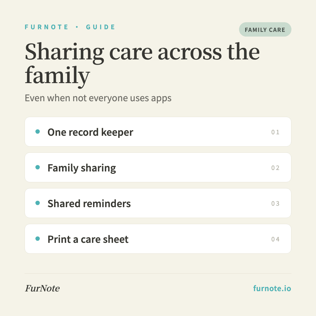 Sharing Pet Care Across the Family, Even With Less Tech-Savvy Members